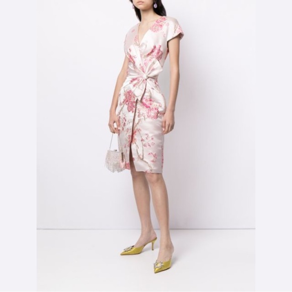 TADASHI - SHINOBU OBI-WRAP DRESS